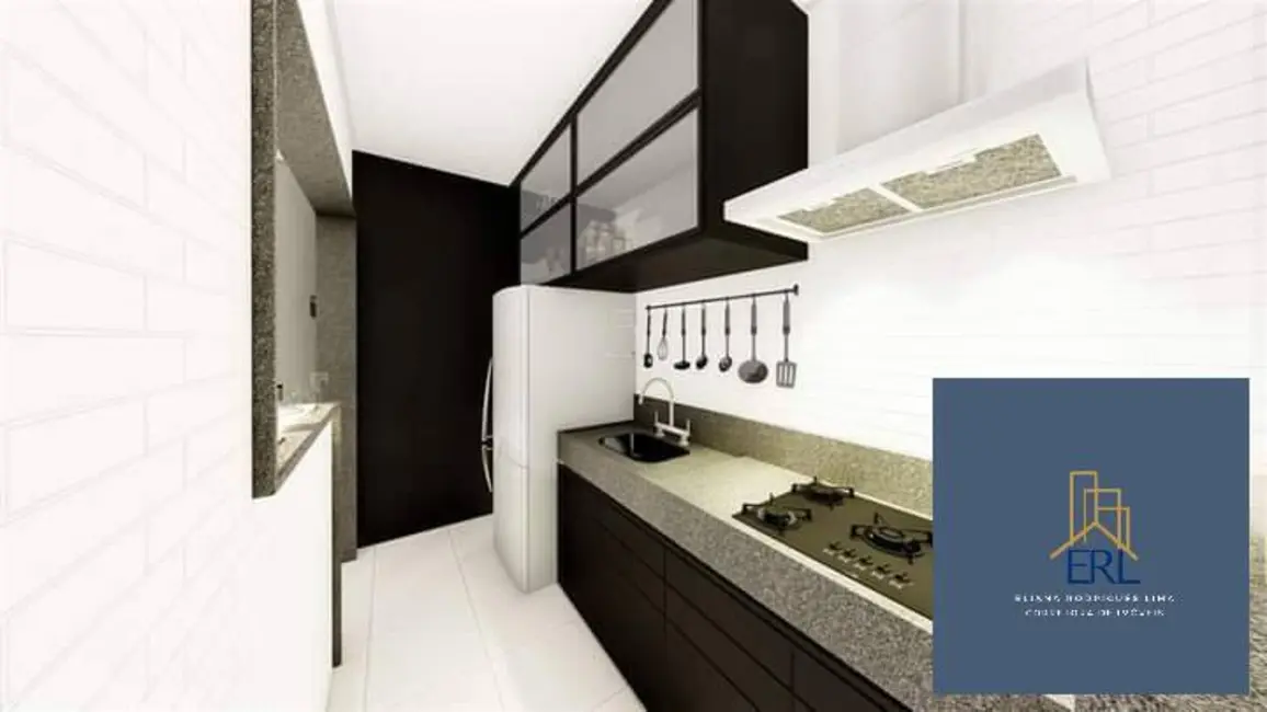 Foto 1 de Apartamento com 1 quarto à venda, 56m2 em Caiçara, Praia Grande - SP