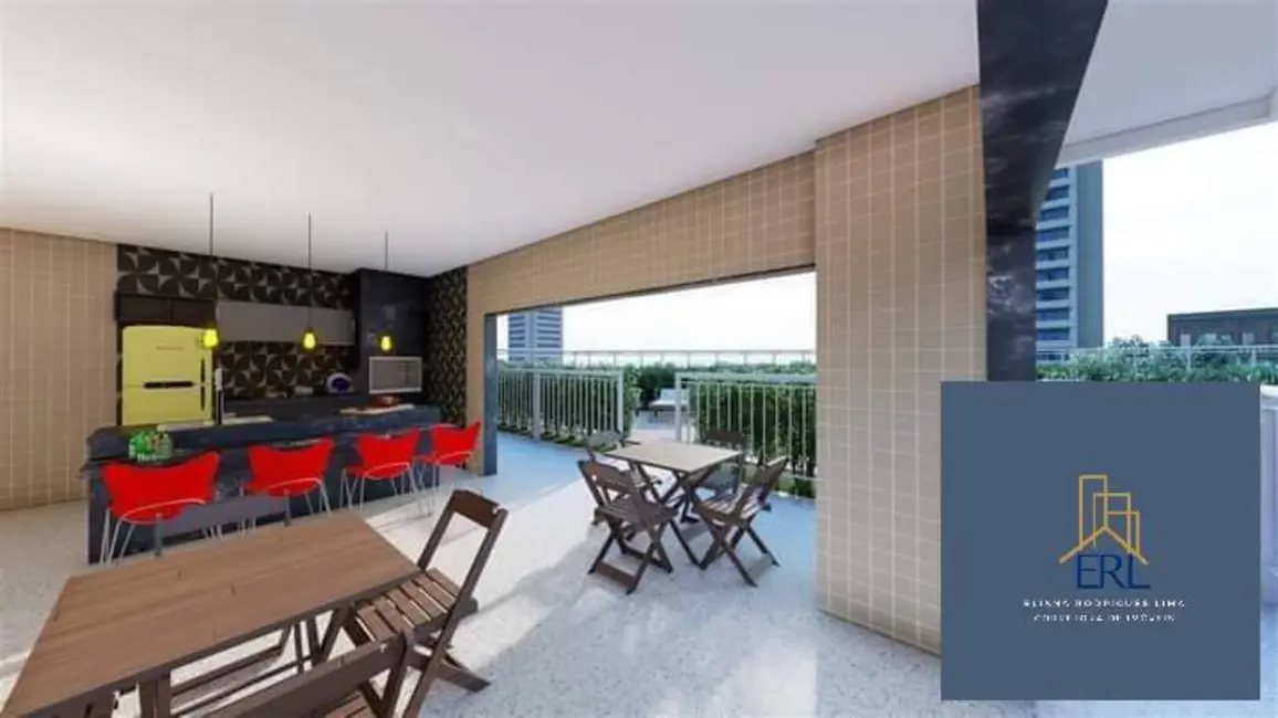 Foto 7 de Apartamento com 1 quarto à venda, 56m2 em Caiçara, Praia Grande - SP