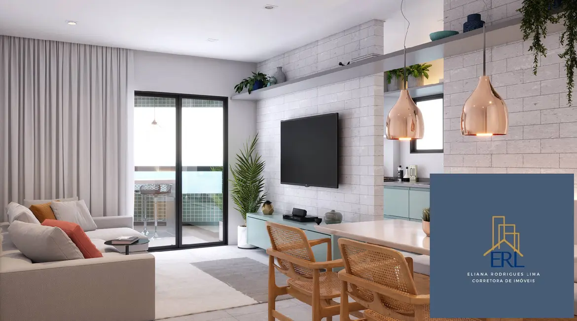 Foto 2 de Apartamento com 2 quartos à venda, 59m2 em Maracanã, Praia Grande - SP