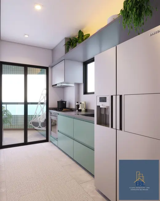 Foto 1 de Apartamento com 2 quartos à venda, 59m2 em Maracanã, Praia Grande - SP