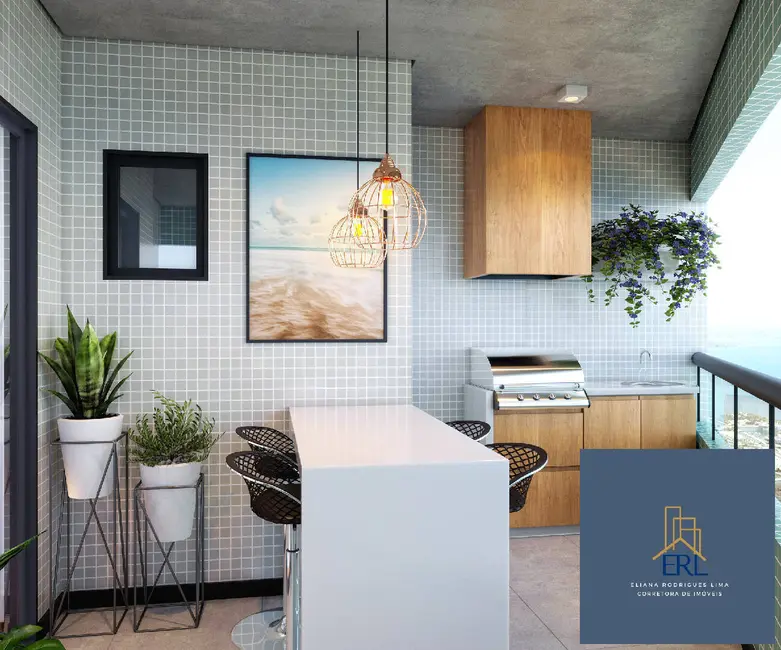 Foto 6 de Apartamento com 2 quartos à venda, 59m2 em Maracanã, Praia Grande - SP