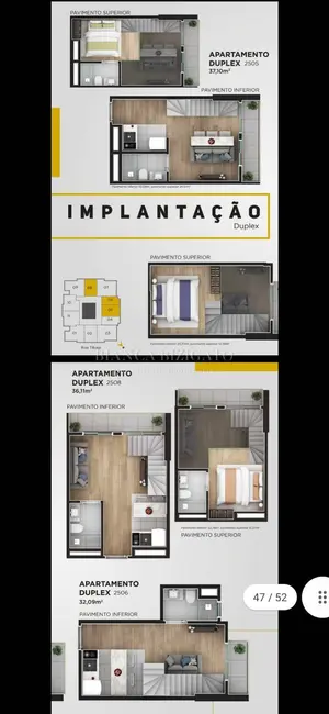 Foto 2 de Apartamento com 1 quarto à venda, 34m2 em Centro, Curitiba - PR