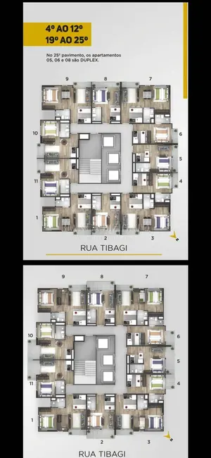 Foto 8 de Apartamento com 1 quarto à venda, 34m2 em Centro, Curitiba - PR
