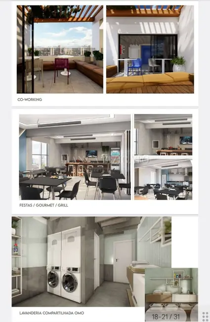 Foto 6 de Apartamento com 1 quarto à venda, 32m2 em Cristo Rei, Curitiba - PR