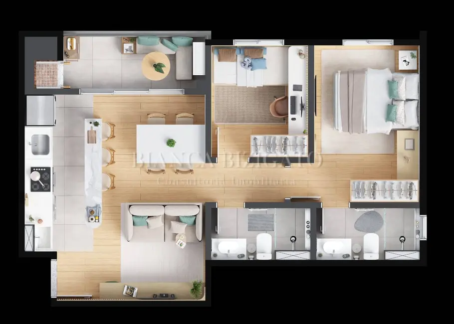 Foto 17 de Apartamento à venda, 52m2 em Itapoa - SC