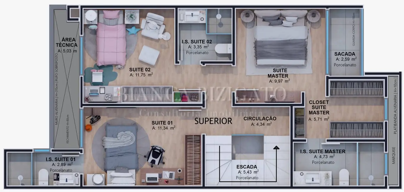 Foto 12 de Casa à venda em Juvevê, Curitiba - PR