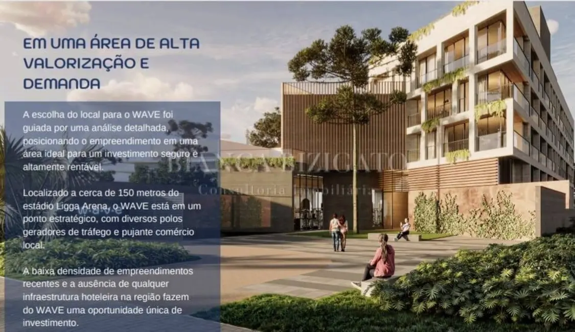 Foto 3 de Apartamento com 1 quarto à venda, 30m2 em Água Verde, Curitiba - PR