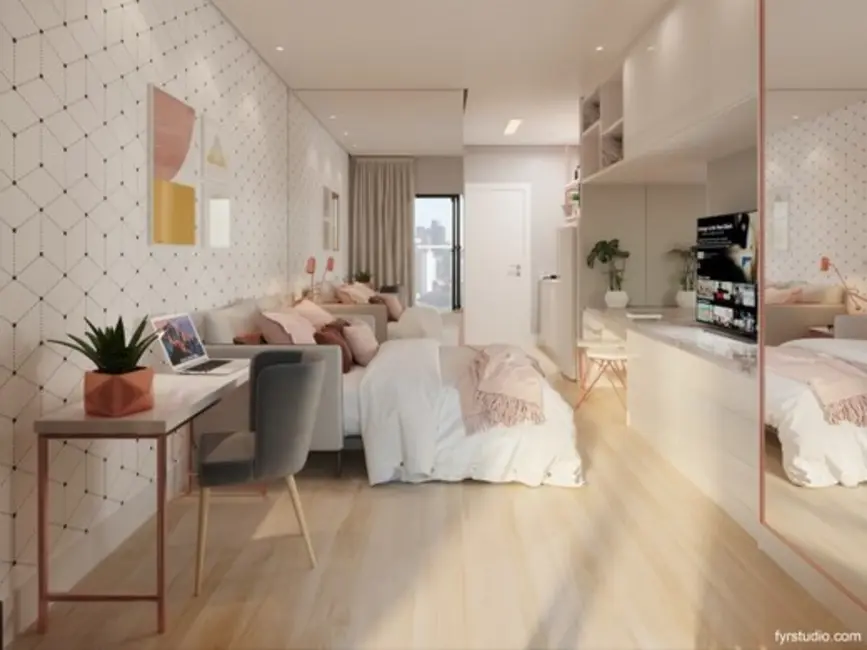 Foto 6 de Loft / Flat com 1 quarto à venda, 24m2 em Centro, Curitiba - PR