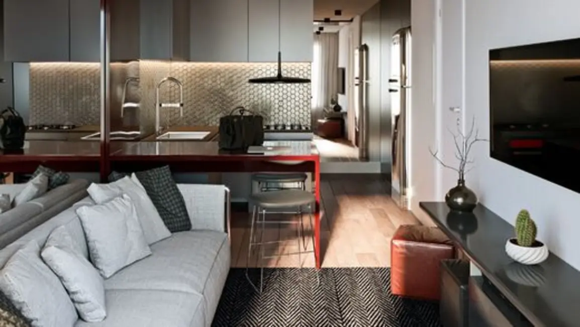 Apartamento com 1 quarto à venda, 41m2 em Rebouças, Curitiba - PR - imagem 5 Foto 5 de Apartamento com 1 quarto à venda, 41m2 em Rebouças, Curitiba - PR