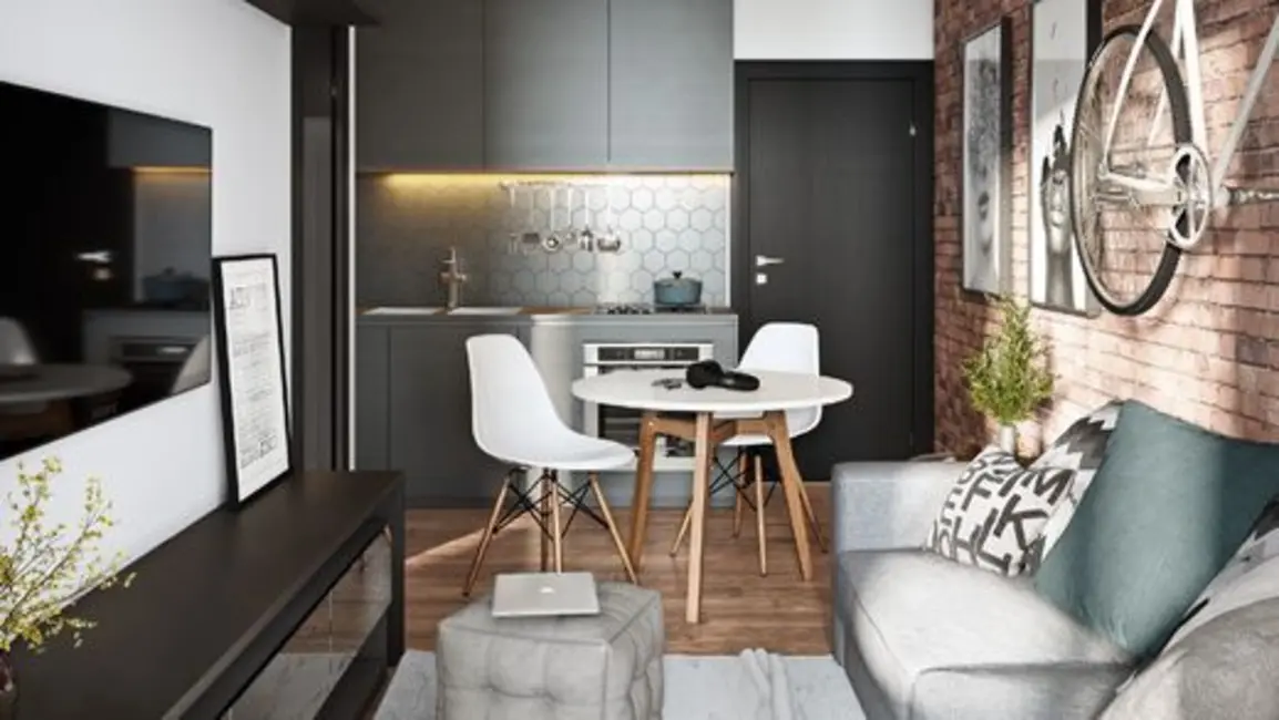 Apartamento com 1 quarto à venda, 41m2 em Rebouças, Curitiba - PR - imagem 4 Foto 4 de Apartamento com 1 quarto à venda, 41m2 em Rebouças, Curitiba - PR