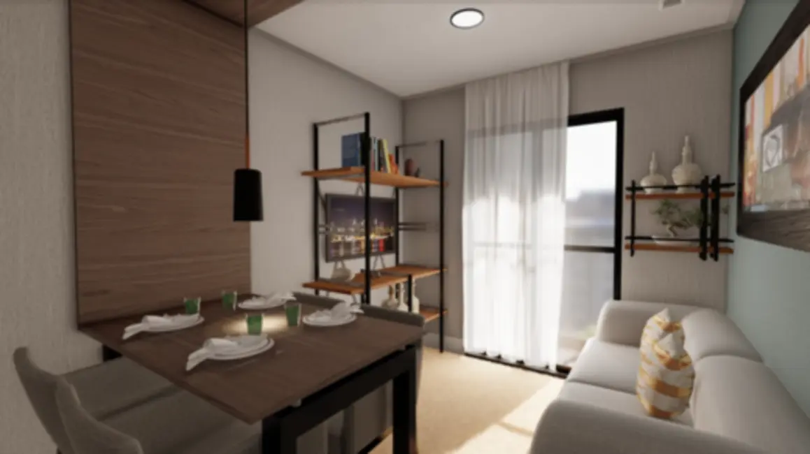 Apartamento com 1 quarto à venda, 28m2 em Santa Quitéria, Curitiba - PR - imagem 7 Foto 7 de Apartamento com 1 quarto à venda, 28m2 em Santa Quitéria, Curitiba - PR