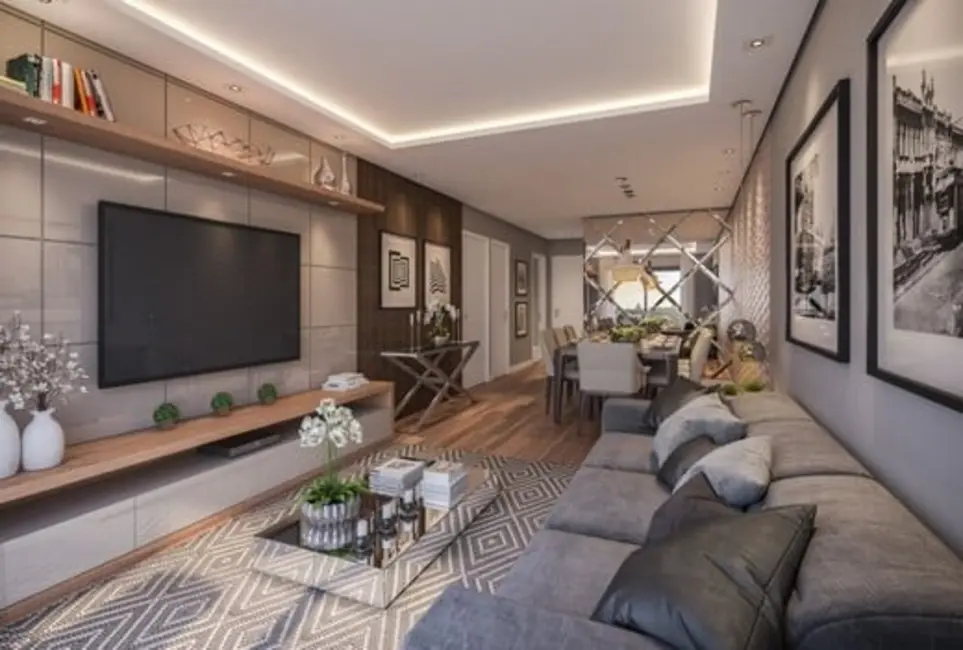 Foto 3 de Apartamento com 3 quartos à venda, 113m2 em Ahú, Curitiba - PR