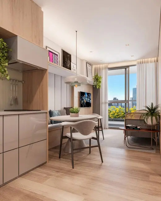 Foto 6 de Apartamento com 1 quarto à venda, 40m2 em Alto da Glória, Curitiba - PR