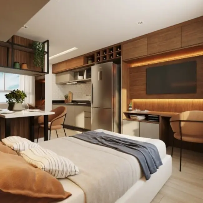 Foto 6 de Apartamento com 1 quarto à venda, 27m2 em Centro, Curitiba - PR