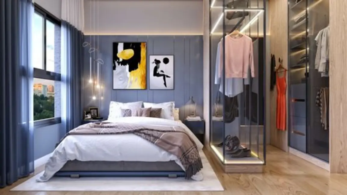 Foto 6 de Loft / Flat com 1 quarto à venda, 36m2 em Cidade Industrial, Curitiba - PR