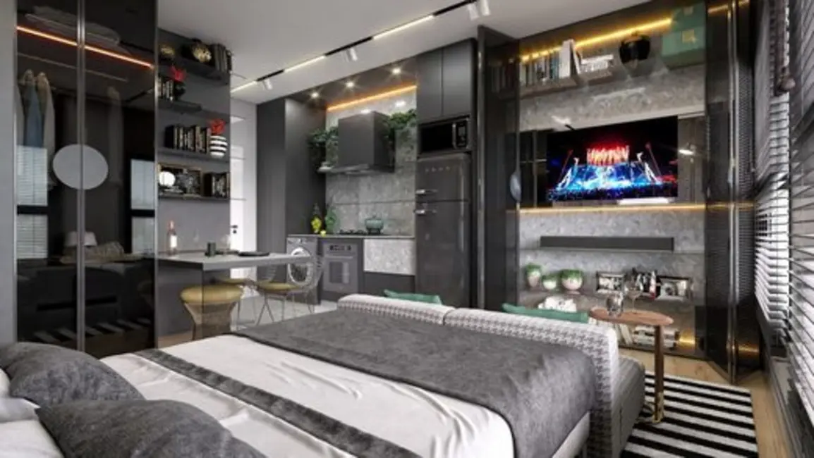 Foto 7 de Apartamento com 2 quartos à venda, 46m2 em Cidade Industrial, Curitiba - PR