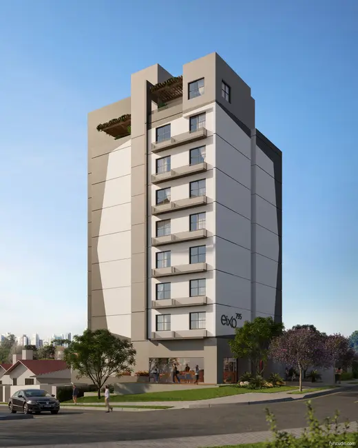 Foto 1 de Apartamento com 1 quarto à venda, 29m2 em Cristo Rei, Curitiba - PR
