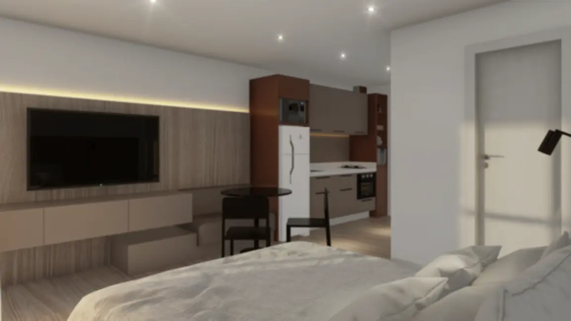 Loft / Flat com 1 quarto à venda, 24m2 em Cristo Rei, Curitiba - PR - imagem 3 Foto 3 de Loft / Flat com 1 quarto à venda, 24m2 em Cristo Rei, Curitiba - PR