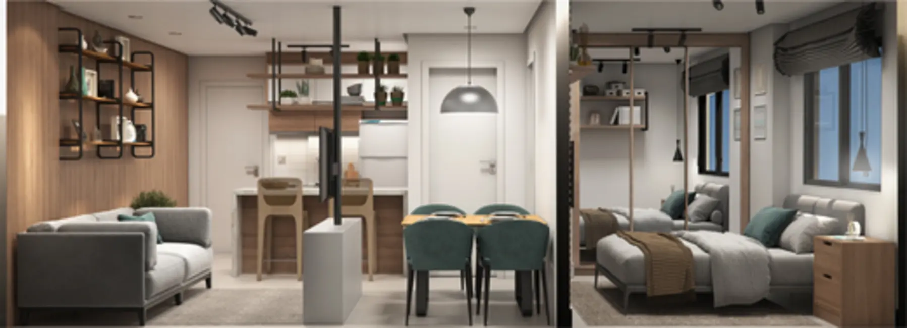 Foto 3 de Apartamento com 1 quarto à venda, 32m2 em Centro, Curitiba - PR