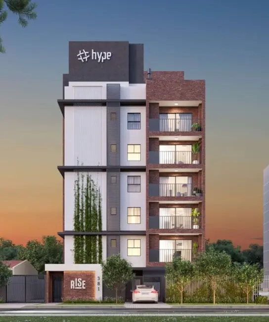 Foto 2 de Apartamento com 2 quartos à venda, 54m2 em Água Verde, Curitiba - PR