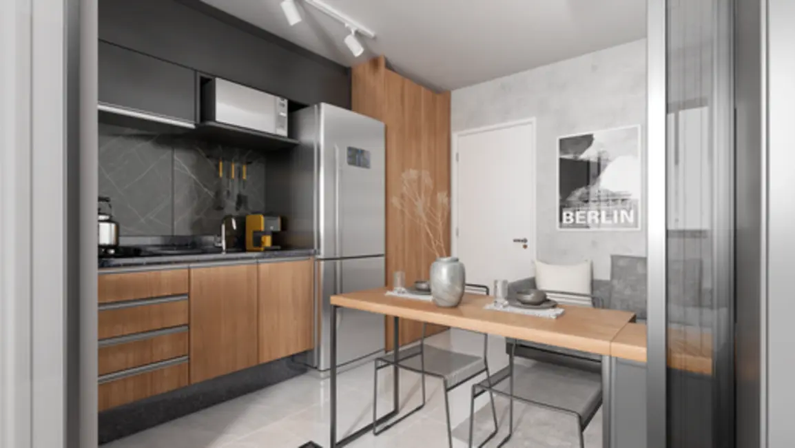 Foto 6 de Apartamento com 1 quarto à venda, 35m2 em Água Verde, Curitiba - PR