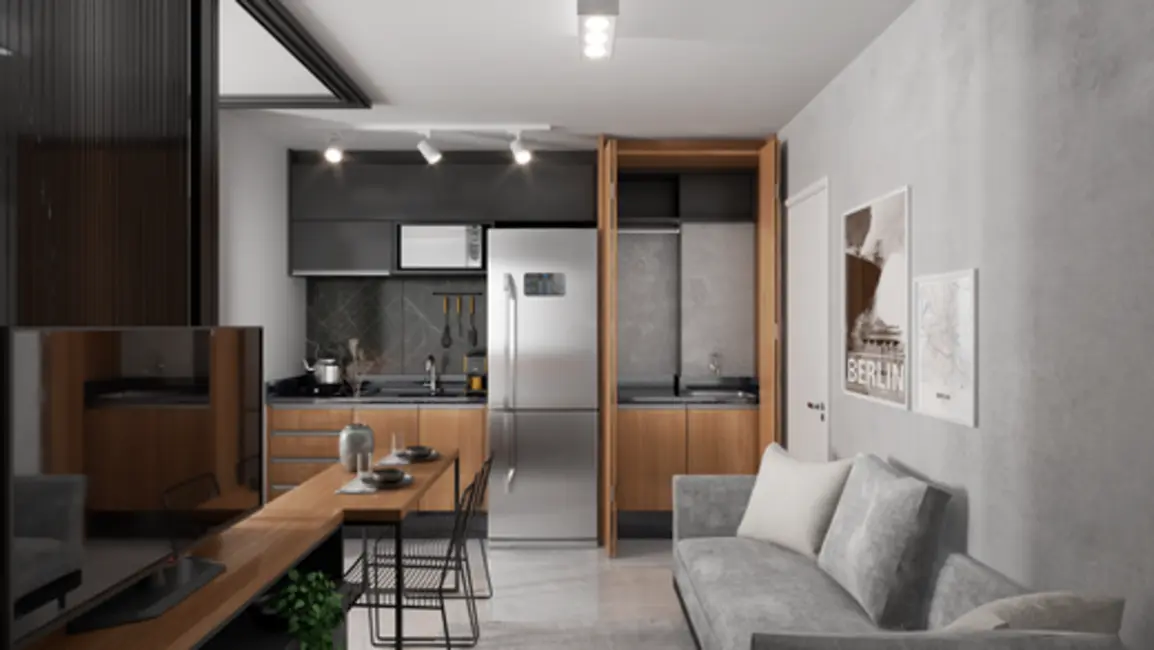 Foto 5 de Apartamento com 1 quarto à venda, 35m2 em Água Verde, Curitiba - PR