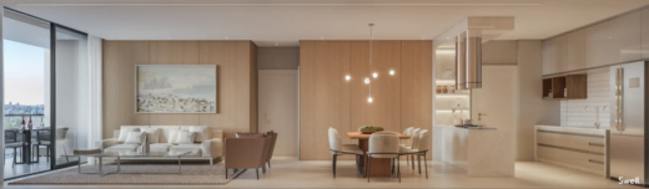 Apartamento com 3 quartos à venda, 139m2 em Bigorrilho, Curitiba - PR - imagem 5 Foto 5 de Apartamento com 3 quartos à venda, 139m2 em Bigorrilho, Curitiba - PR