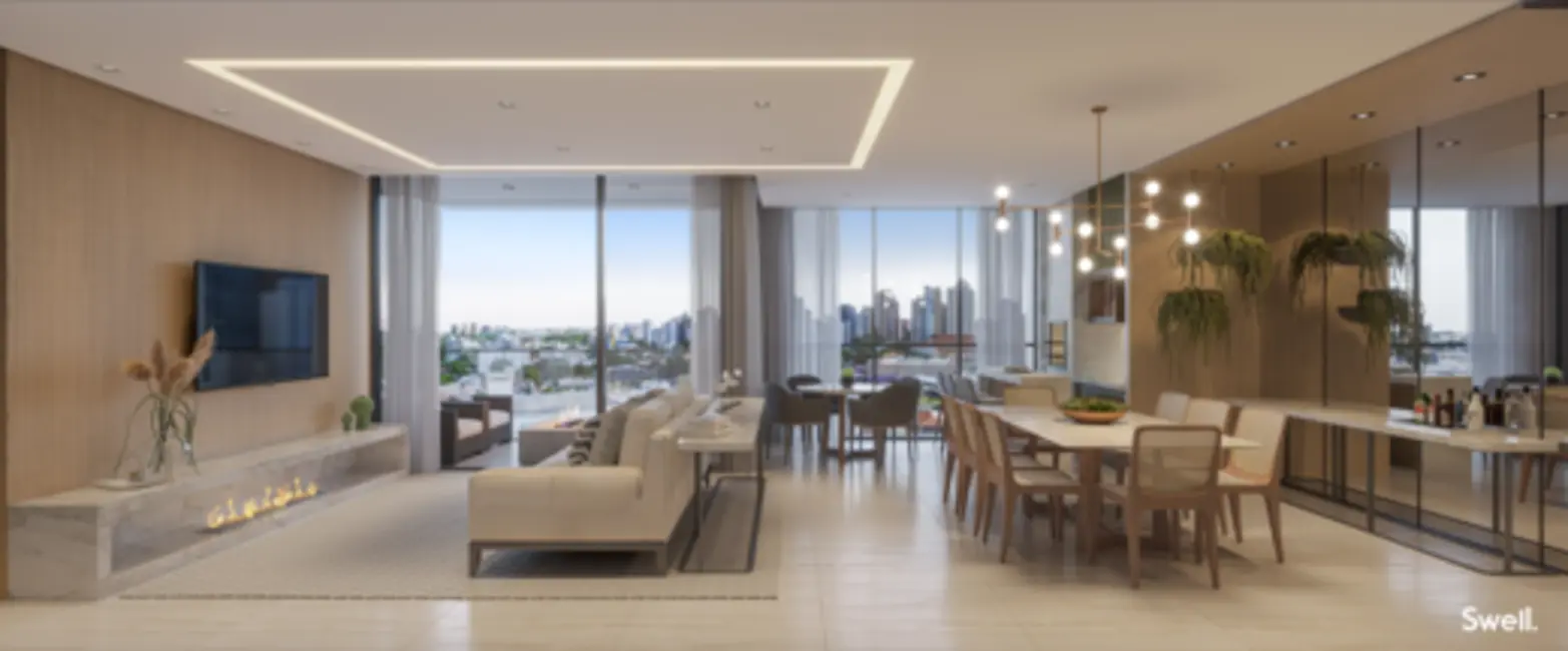 Foto 4 de Apartamento com 2 quartos à venda, 97m2 em Bigorrilho, Curitiba - PR