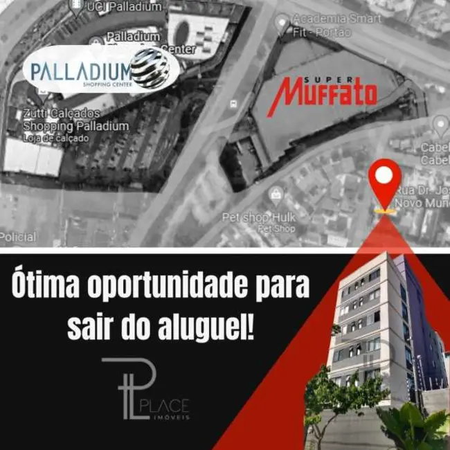 Foto 1 de Loft / Flat com 1 quarto à venda, 26m2 em Novo Mundo, Curitiba - PR