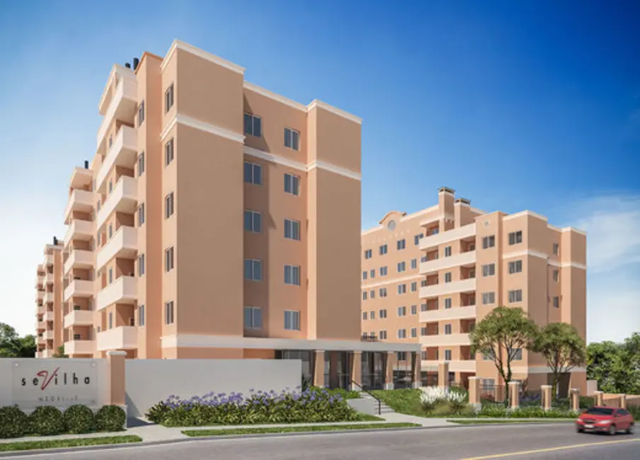 Foto 1 de Apartamento com 3 quartos à venda, 66m2 em Cidade Industrial, Curitiba - PR