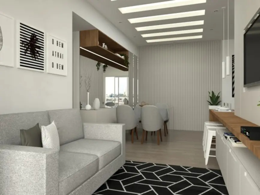 Foto 3 de Apartamento com 2 quartos à venda, 50m2 em Santa Cândida, Curitiba - PR