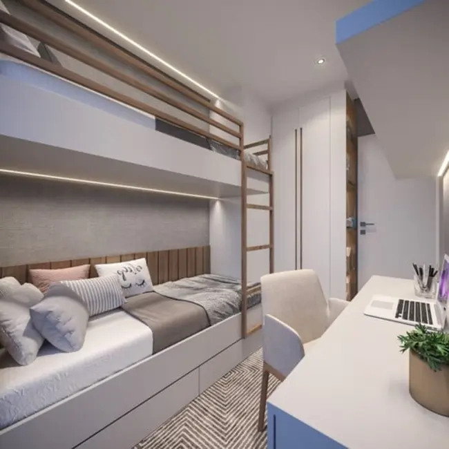 Apartamento com 2 quartos à venda, 44m2 em Atuba, Curitiba - PR - imagem 7 Foto 7 de Apartamento com 2 quartos à venda, 44m2 em Atuba, Curitiba - PR