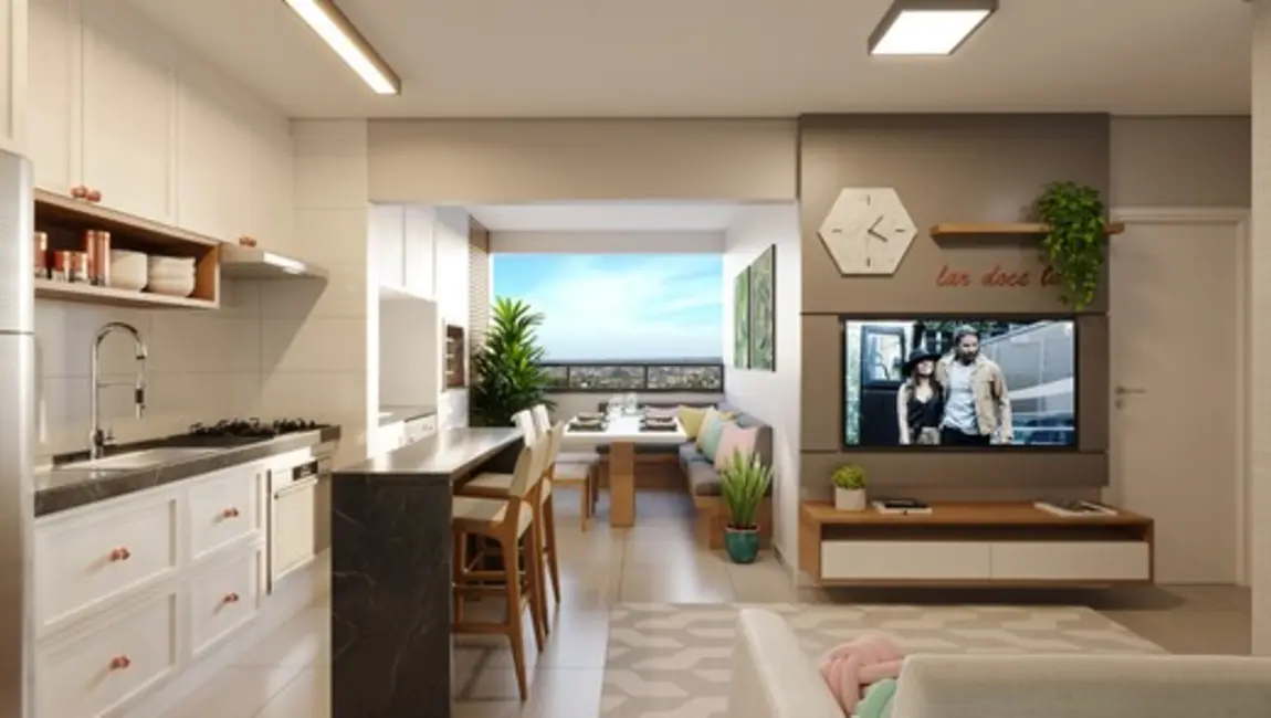 Foto 3 de Apartamento com 2 quartos à venda, 48m2 em Cidade Industrial, Curitiba - PR