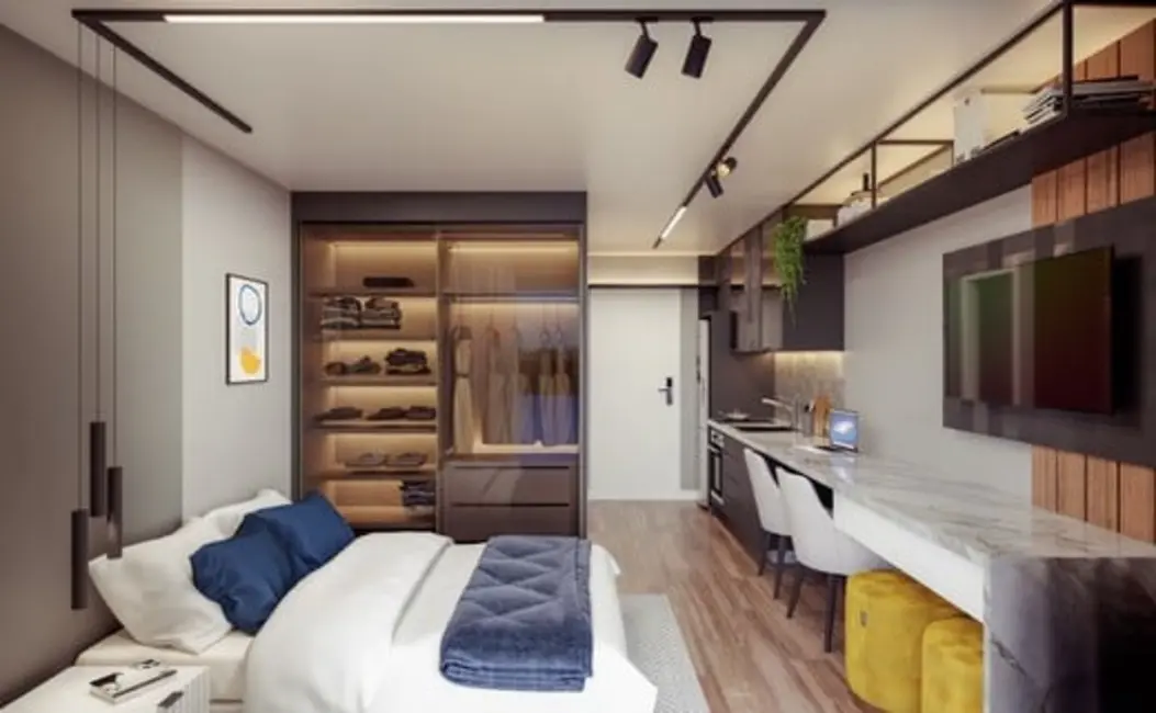 Foto 5 de Apartamento com 1 quarto à venda, 30m2 em Batel, Curitiba - PR