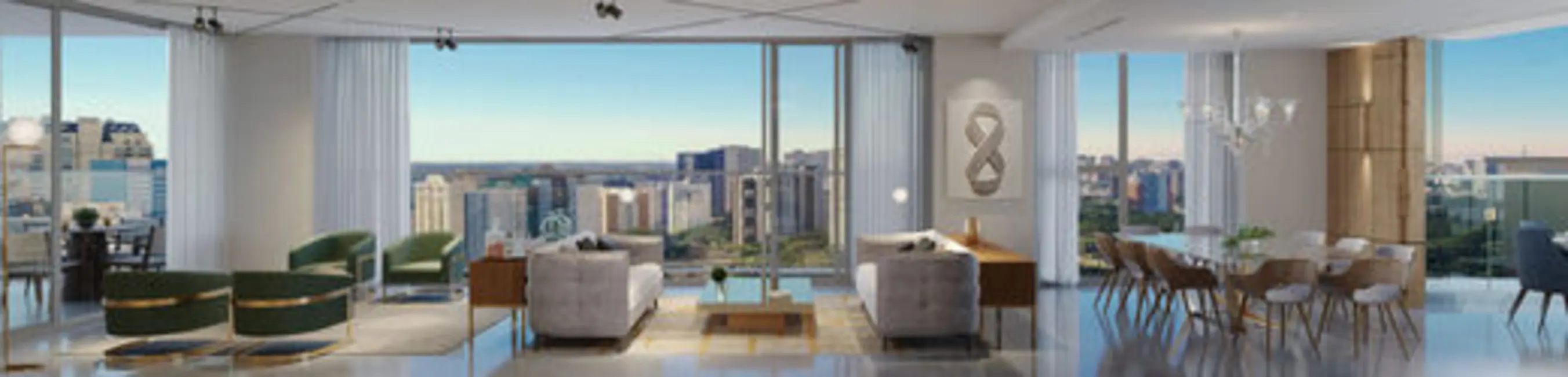 Foto 9 de Apartamento com 4 quartos à venda, 342m2 em Campo Comprido, Curitiba - PR