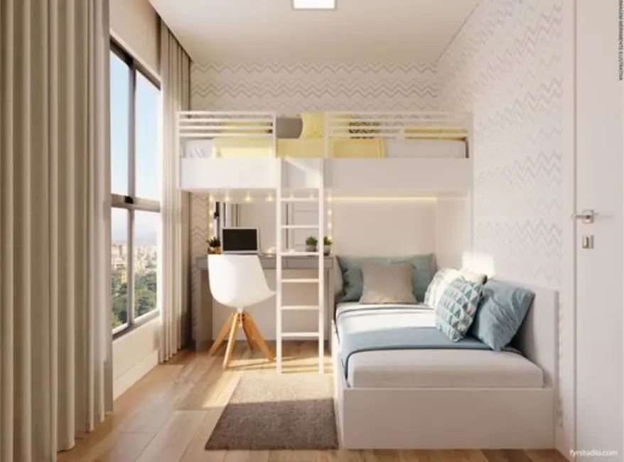 Apartamento com 2 quartos à venda, 49m2 em Capão Raso, Curitiba - PR - imagem 6 Foto 6 de Apartamento com 2 quartos à venda, 49m2 em Capão Raso, Curitiba - PR