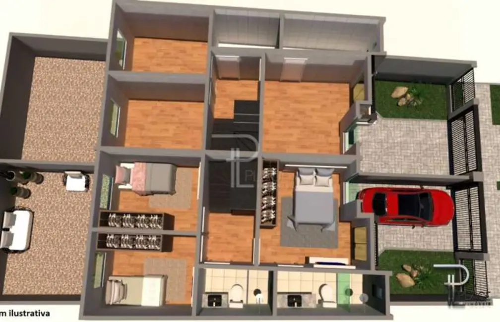 Foto 4 de Casa com 4 quartos à venda, 150m2 em Alto Boqueirão, Curitiba - PR