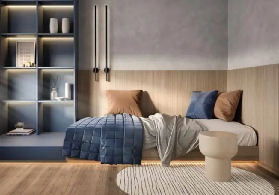 Apartamento com 1 quarto à venda, 22m2 em Portão, Curitiba - PR - imagem 9 Foto 9 de Apartamento com 1 quarto à venda, 22m2 em Portão, Curitiba - PR