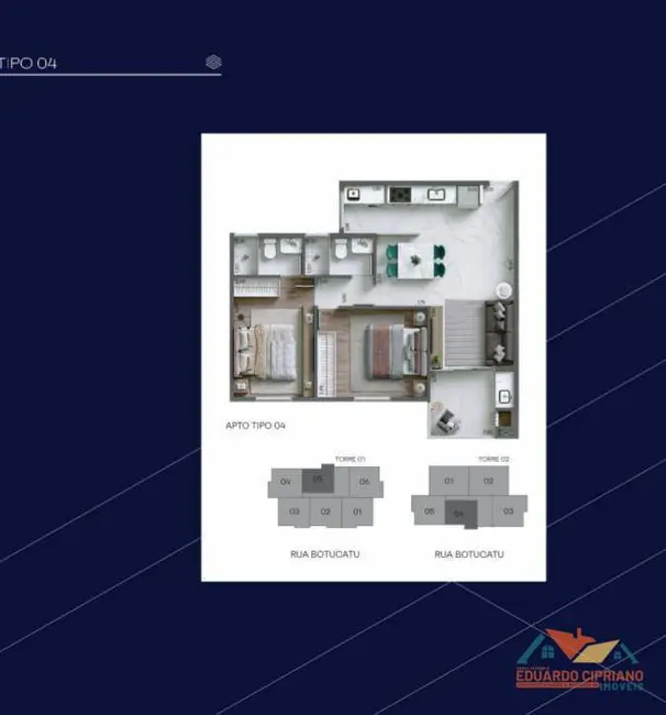 Foto 7 de Apartamento com 2 quartos à venda, 63m2 em Praia das Palmeiras, Caraguatatuba - SP