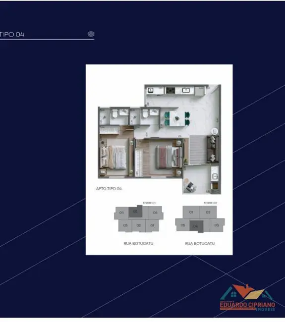 Foto 8 de Apartamento com 2 quartos à venda, 63m2 em Praia das Palmeiras, Caraguatatuba - SP