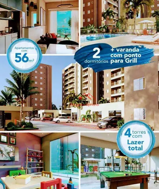 Foto 1 de Apartamento com 2 quartos à venda, 56m2 em Indaiá, Caraguatatuba - SP