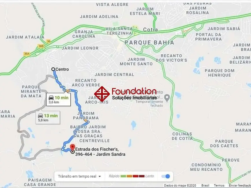 Foto 4 de Terreno / Lote à venda, 2743m2 em Jardim Sandra, Cotia - SP