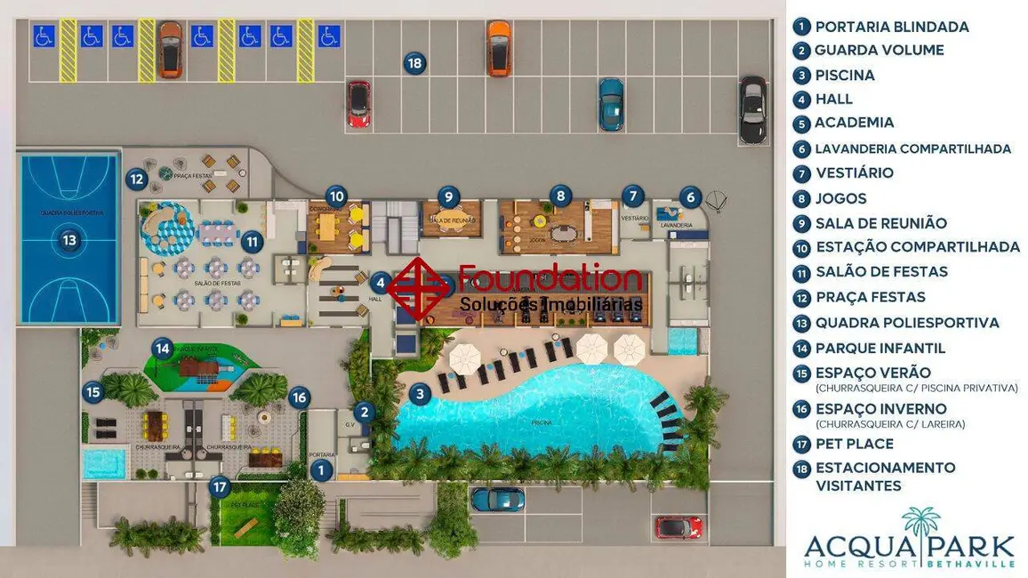 Foto 3 de Apartamento com 2 quartos à venda, 45m2 em Bethaville I, Barueri - SP