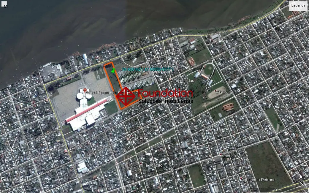 Foto 1 de Terreno / Lote à venda, 24630m2 em Vila São Miguel, Rio Grande - RS