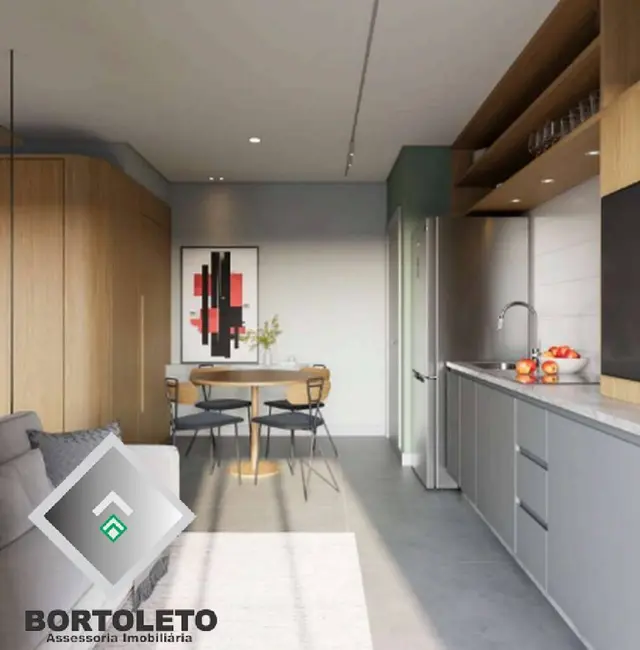 Apartamento com 1 quarto à venda, 29m2 em São Francisco, Curitiba - PR - imagem 9 Foto 9 de Apartamento com 1 quarto à venda, 29m2 em São Francisco, Curitiba - PR