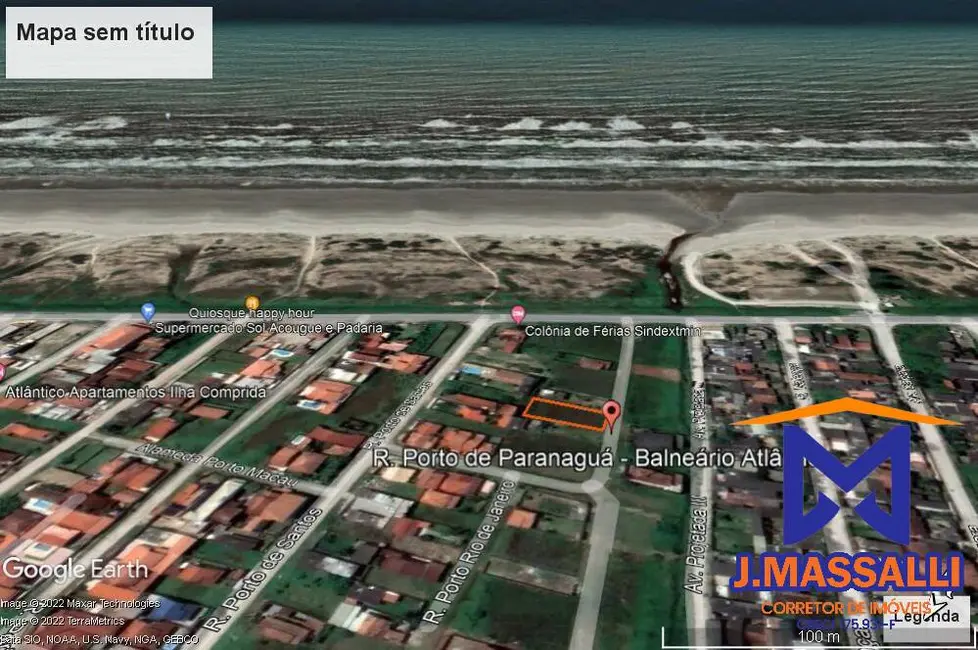 Foto 5 de Terreno / Lote à venda, 406m2 em Ilha Comprida - SP