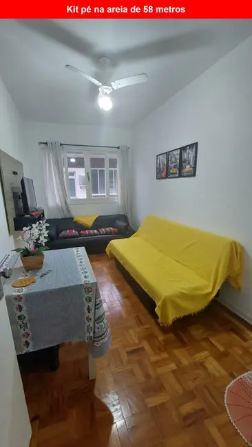 Foto 1 de Apartamento com 1 quarto à venda, 58m2 em Caiçara, Praia Grande - SP