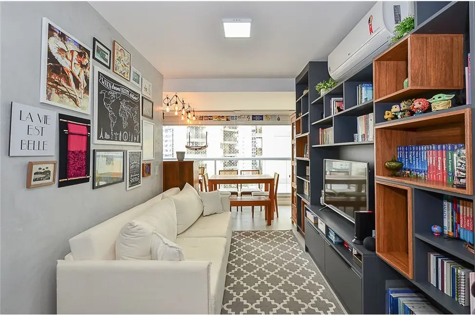 Foto 2 de Apartamento com 1 quarto à venda, 48m2 em Moema, São Paulo - SP