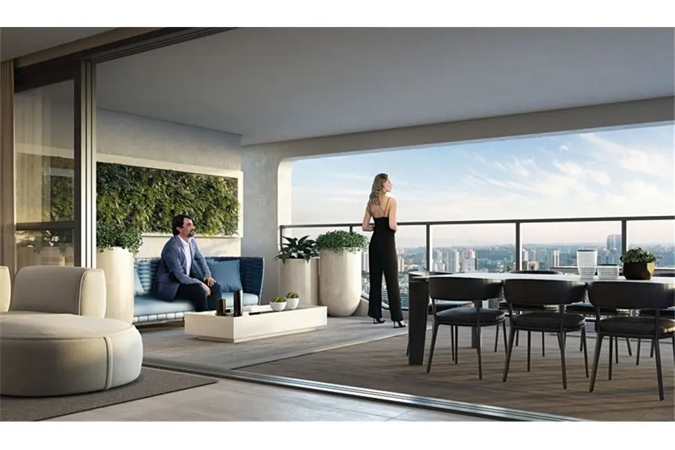 Apartamento com 3 quartos à venda, 162m2 em Chácara Santo Antônio (Zona Sul), São Paulo - SP - imagem 8 Foto 8 de Apartamento com 3 quartos à venda, 162m2 em Chácara Santo Antônio (Zona Sul), São Paulo - SP