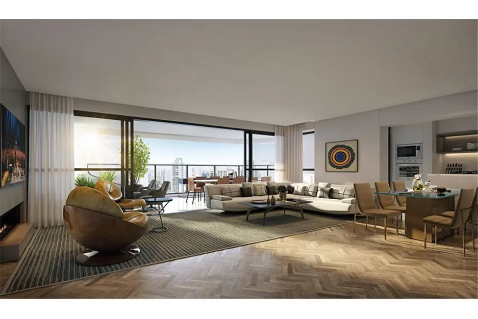 Apartamento com 3 quartos à venda, 162m2 em Chácara Santo Antônio (Zona Sul), São Paulo - SP - imagem 7 Foto 7 de Apartamento com 3 quartos à venda, 162m2 em Chácara Santo Antônio (Zona Sul), São Paulo - SP